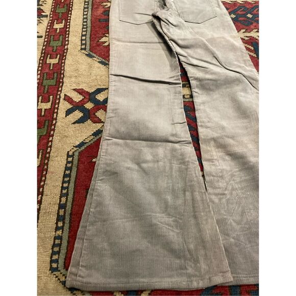 NWT NOS Levi’s Corduroy Big Bell Bottom Pants Jeans Gray 784-1555 26 X 29 80s - Picture 9 of 15
